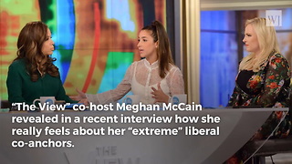 Meghan McCain on ‘The View’ Co-Hosts: They’re the Most ‘Extreme Liberals’ I’ve Ever Met