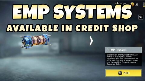 EMP Systems is now available in the Credit Shop! || Call of Duty: Mobile