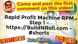 Rapid Profit Machine RPM Step 1 - https://BuildNRoll.com - #shorts