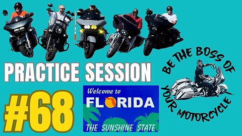 Practice Session #68 (Florida) - Advanced Slow Speed Motorcycle Riding Skills