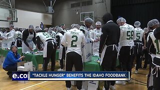Potato Bowl teams Tackle Hunger