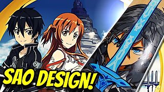 TIKTOK ART! Let's Make It! Making a SAO Design | Medieval Kirito