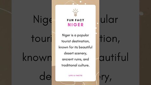 Fun Facts Niger