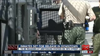 Inmates Released in Downtown Bakersfield