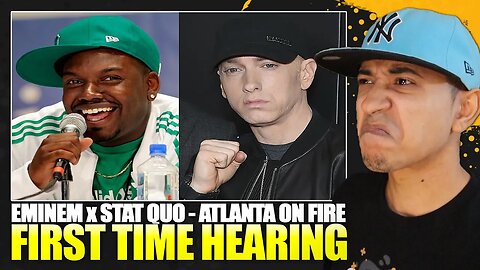 NEVER GIVE UP | Eminem - Atlanta On Fire ft. Stat Quo (Reaction)