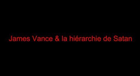 James Vance & la hiérarchie de Satan