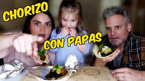 Brits Try To Make [CHORIZO CON PAPAS] for the first time *& FAIL*