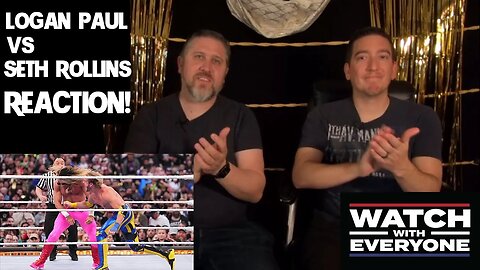 Logan Paul vs. Seth Rollins Reaction! (WM 39 Night 1)