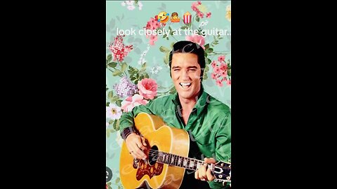 Look 👀 very closely at the guitar 🎸 is the guy at the end the real Elvis?