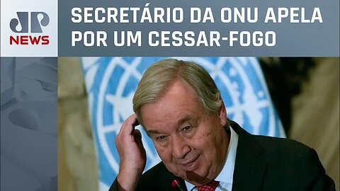 Guterres sobre incursão em Gaza: “Surpreendido com escalada de bombardeios”