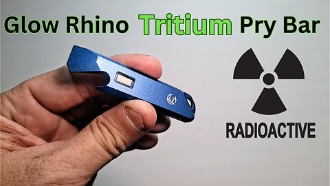 Glow Rhino Radioactive EDC Prybar