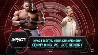 Slammiversary 2023 Joe Hendry vs Kenny King w/ Sheldon Jean for the Impact Digital Media Title