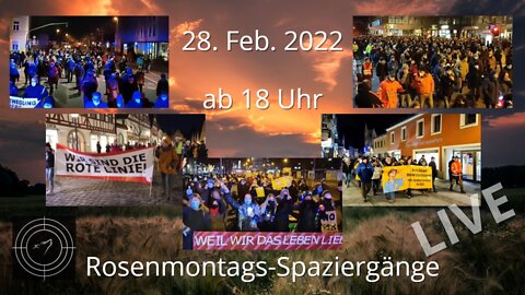 RESTREAM I Rosenmontagsspaziergänge in Deutschland am 28.02.2022