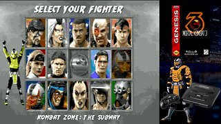 Mortal Kombat 3 (Sega Genesis) - Cyrax play through