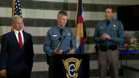 Press conference: CSP Chief Packard, DA George Brauchler announce pickup driver won't face charges in crash that killed trooper