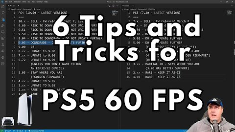 6 Tips and Tricks for using 60 FPS Patches on PS5!