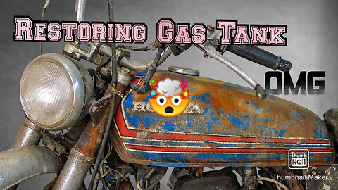 Restoring Gas Tank After 50 Years of Rusting_ Incredible Results!