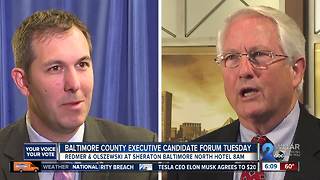 Baltimore Co. Executive candidate forum Tuesday