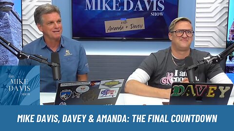 Mike Davis, Davey Hartzel, & Producer Amanda Talking The Final Countdown