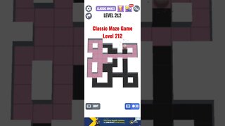 Classic Maze Game Level 212. #shorts