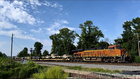 CSX SB S558 w/BNSF Power!