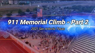 A Drone View of the 9/11 Memorial Climb Part 2 - Heroes Stadium by San Antonio 110