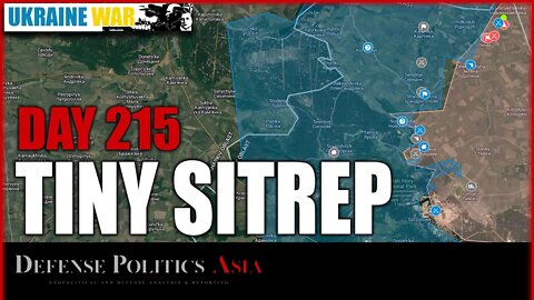 [ Ukraine War TINY SITREP ] Day 215 (26/9) - Russia counterattack east of Ridkodub, North of Lyman