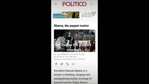 Obama the puppet master 2024