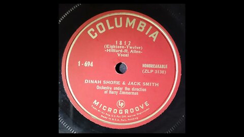 Dinah Shore, Jack Smith – 1812