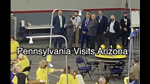 Pennsylvania Delegation visits the Arizona Audit