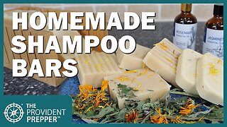 Amazing Natural Shampoo Bars with Comfrey and Calendula