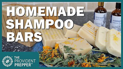 Amazing Natural Shampoo Bars with Comfrey and Calendula