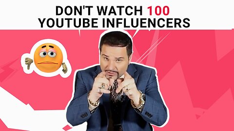 Don't Watch 100 Influencers: Focus on What Really Matters