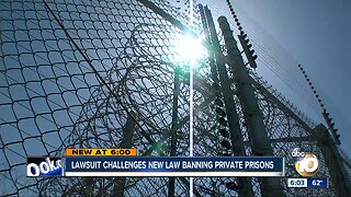Private prison firm sues states over law