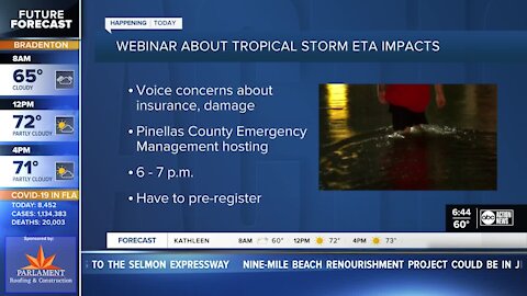 Pinellas County trying to help Tropical Storm Eta victims
