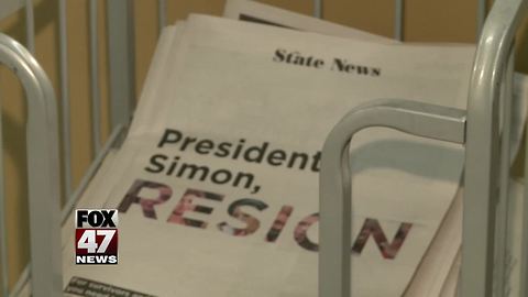 Students, lawmakers calls for President Simon to resign