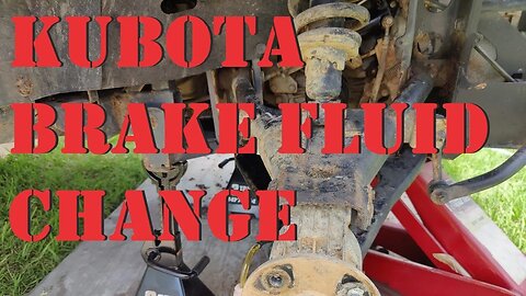 Kubota RTV Brake Fluid Change