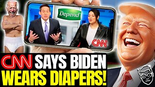 CNN Anchors BURST Into TEARS After Joe Biden Adult DIAPER Joke on LIVE-TV | 'Democrats Depends'