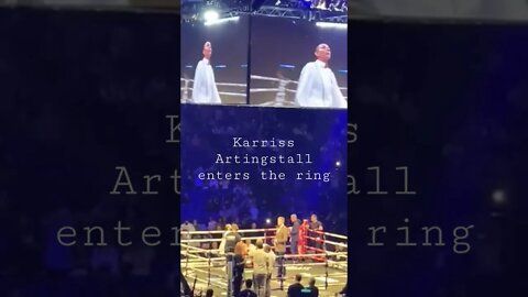 Karriss Artingstall enters the ring #shieldsmarshall