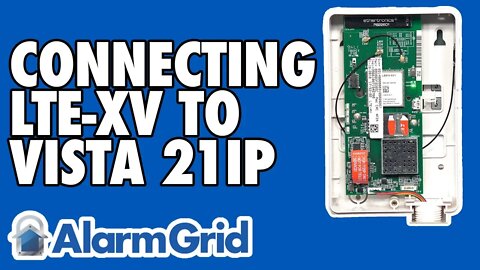Connecting an LTE-XV to a VISTA-21iP