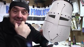 BHP1850 Knights Templar EVA Foam model helmet prop build