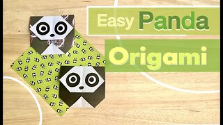 Easy Panda origami | 🐼💕 Fun Birthday Decorations | Cute Party Favors