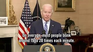 Unblinking Biden: Is He Really Human?