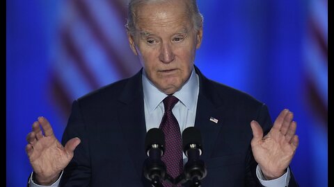 An Extremely Rough Looking Joe Biden Descends Into Delusion Speaking on the Polls and Israel