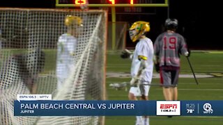 Jupiter lacrosse being chased