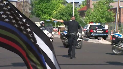 Law enforcement, community pay respects to falled Arvada officer