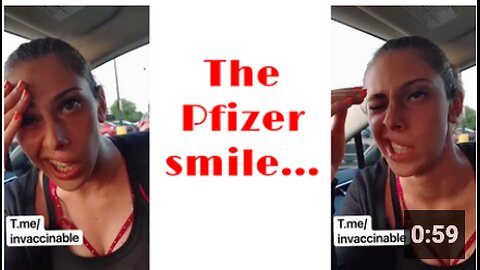 The Pfizer smile...