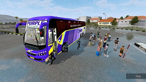 Realistic Bus Driving Experience: Pune to Ratnagiri Route bus Simulation Indonesia