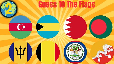 Guess The Country Flags in 10 sec | Flag Quiz | Hard Challenge