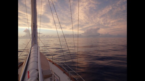 Blue water sailing from St Martin to Bermuda to New Bedford, MA. Rip Converse